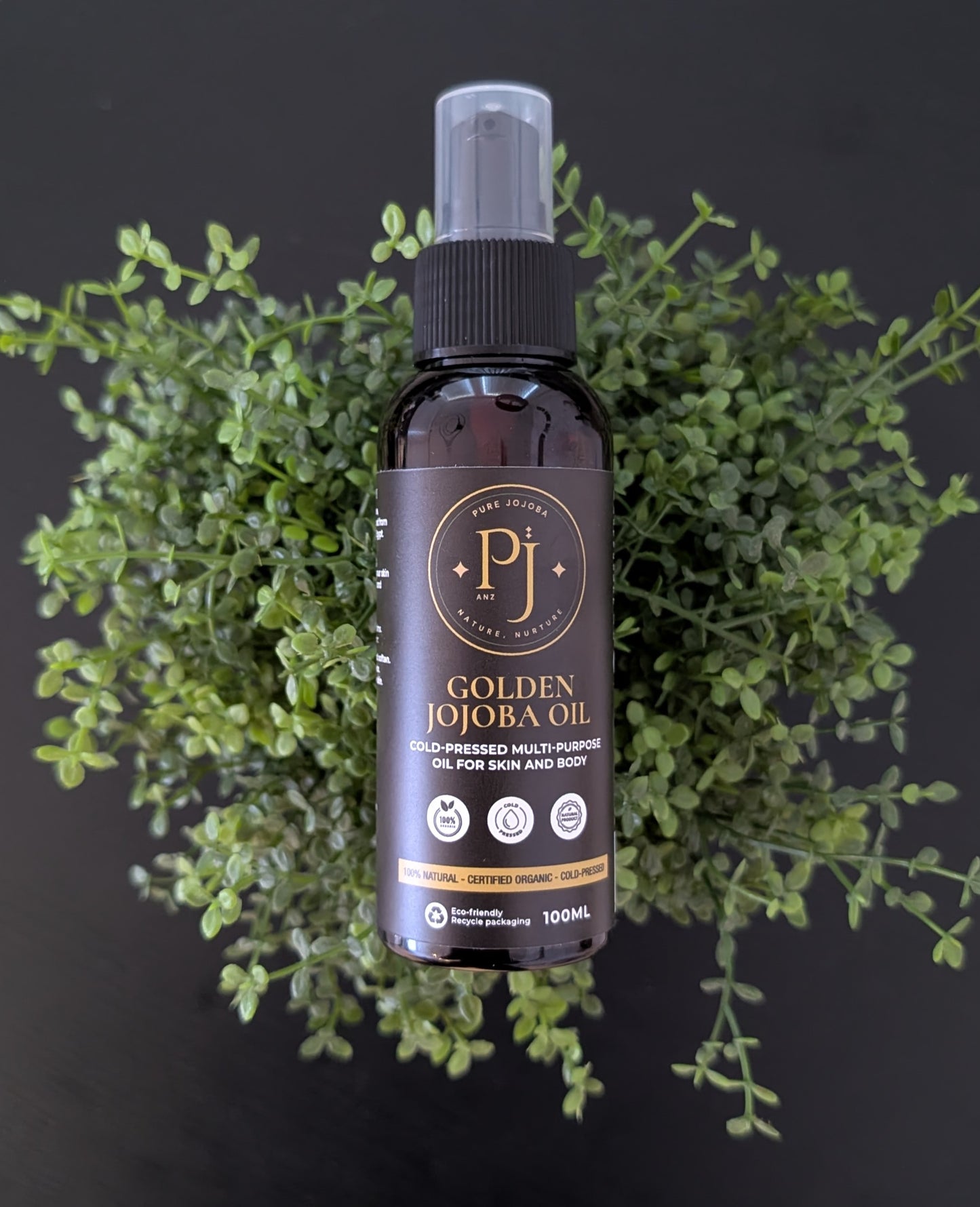 Cold-Pressed 100% Pure Jojoba - Certified Organic