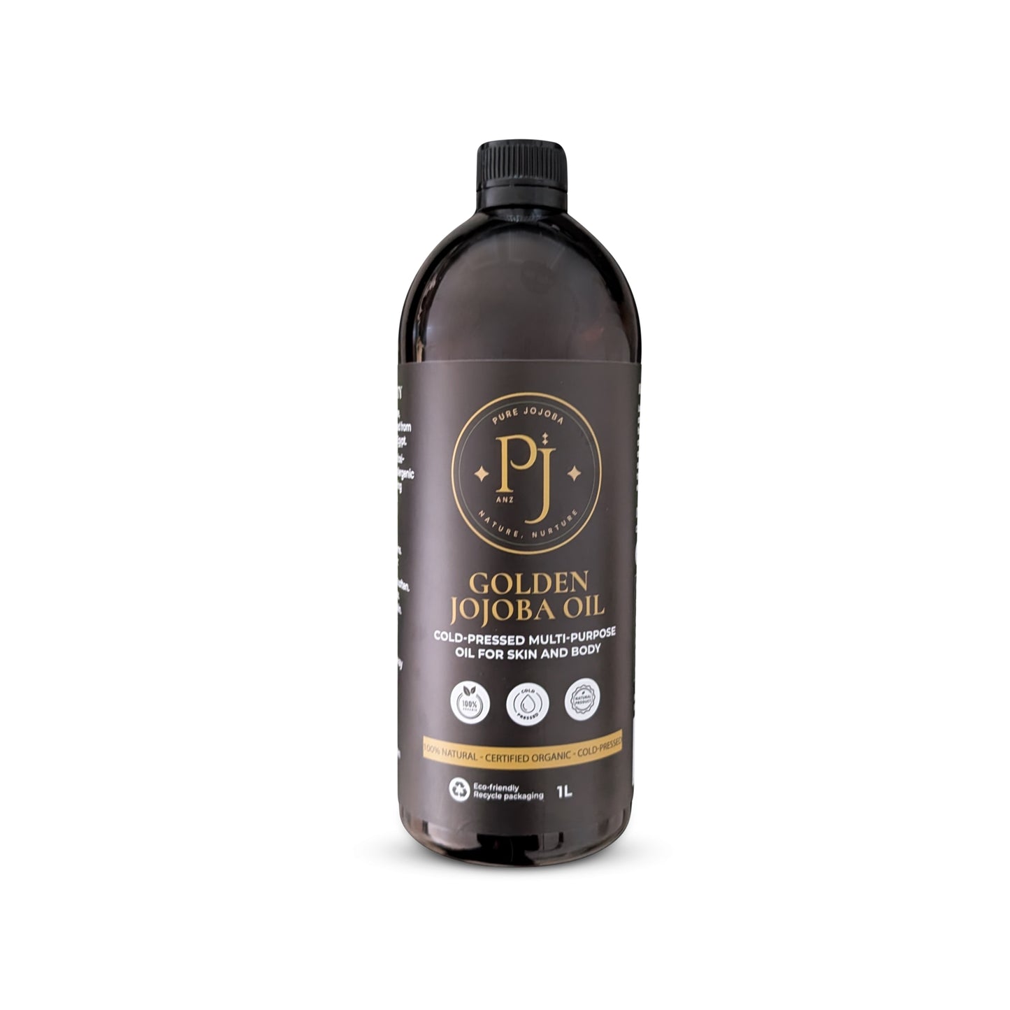 Cold-Pressed 100% Pure Jojoba - Certified Organic