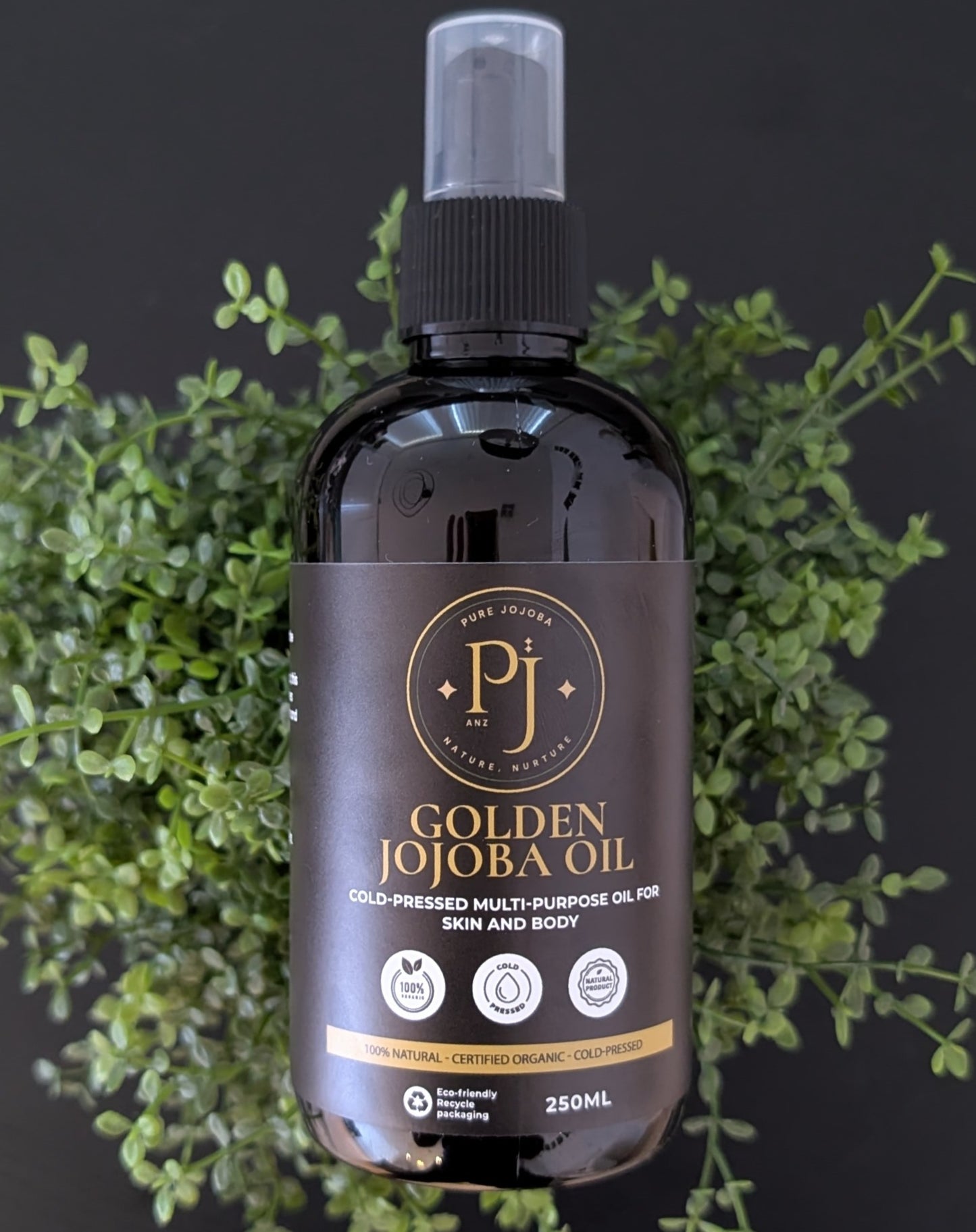 Cold-Pressed 100% Pure Jojoba - Certified Organic