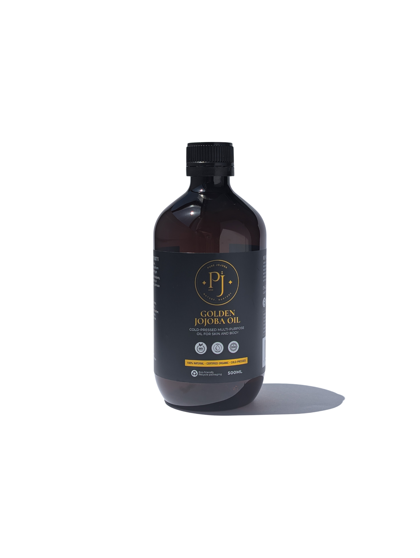 Cold-Pressed 100% Pure Jojoba - Certified Organic